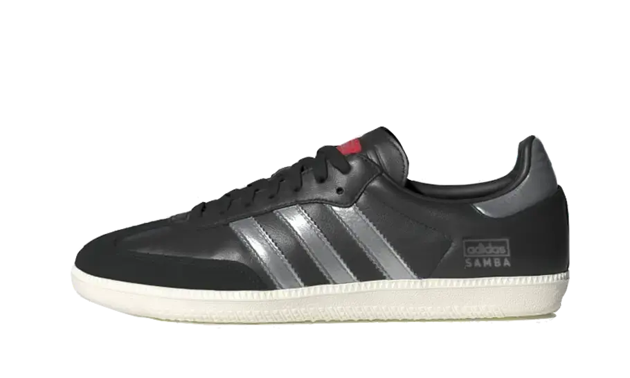 Adidas Samba OG Core Black Silver Metallic Adidas