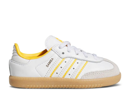 Adidas Samba OG Crystal White Cloud White Crew Yellow (TD) Air Jordan