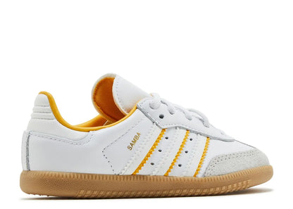 Adidas Samba OG Crystal White Cloud White Crew Yellow (TD) Air Jordan
