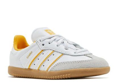 Adidas Samba OG Crystal White Cloud White Crew Yellow (TD) Air Jordan