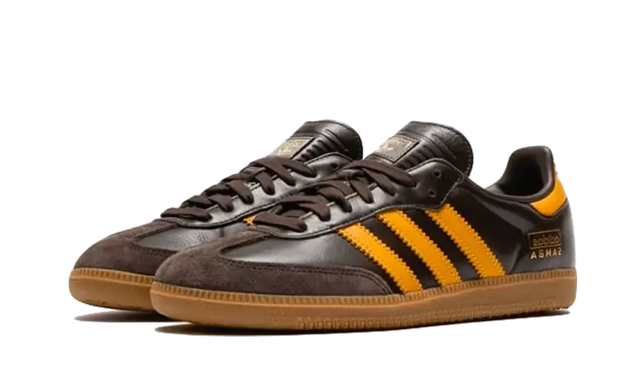 Adidas Samba OG Dark Brown Yellow VOSneakers