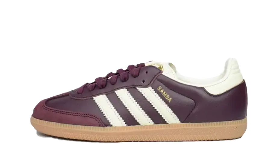 Adidas Samba OG Maroon Crewht Gold Adidas