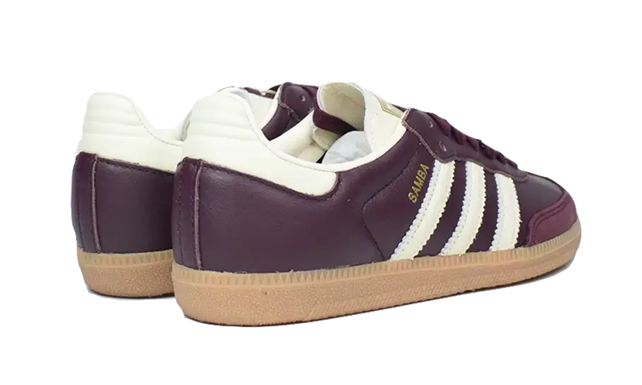 Adidas Samba OG Maroon Crewht Gold Adidas