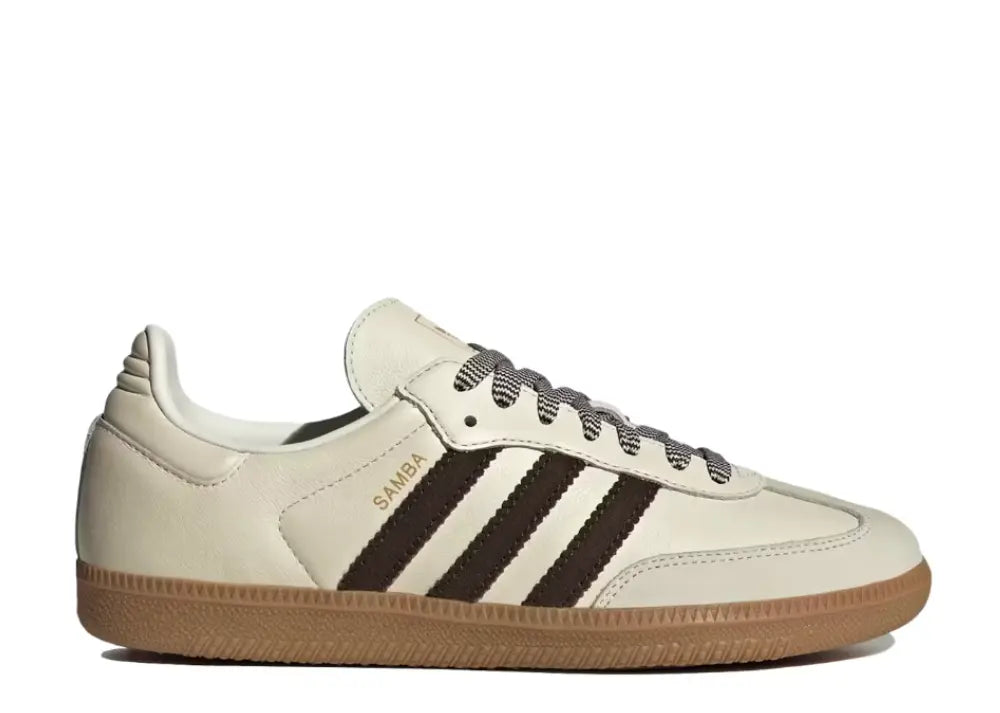 Adidas Samba OG Off White Dark Brown Adidas