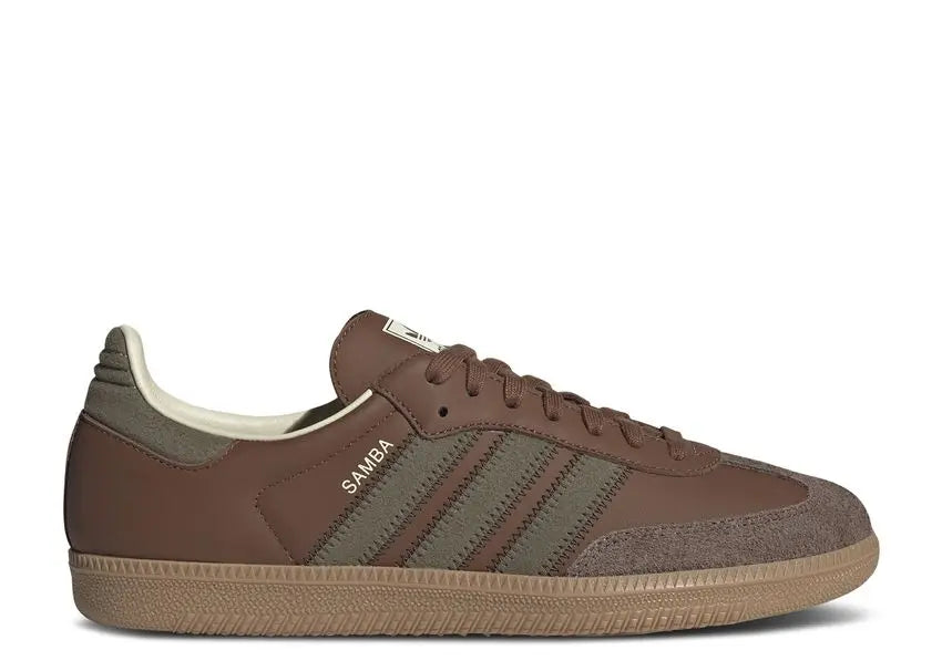Adidas Samba OG Preloved Brown Olive Strata Adidas