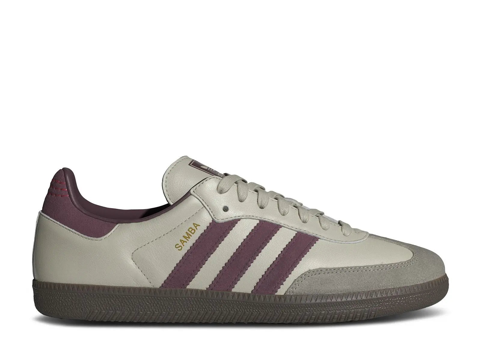 Adidas Samba OG Putty Grey Maroon Adidas
