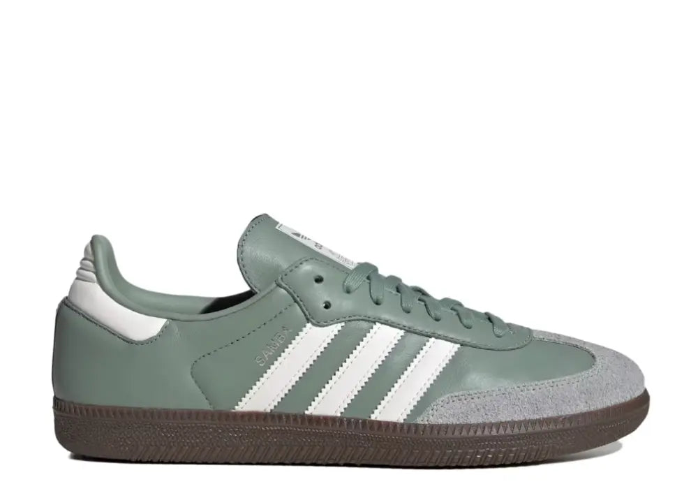 Adidas Samba OG Silver Green Chalk White Adidas