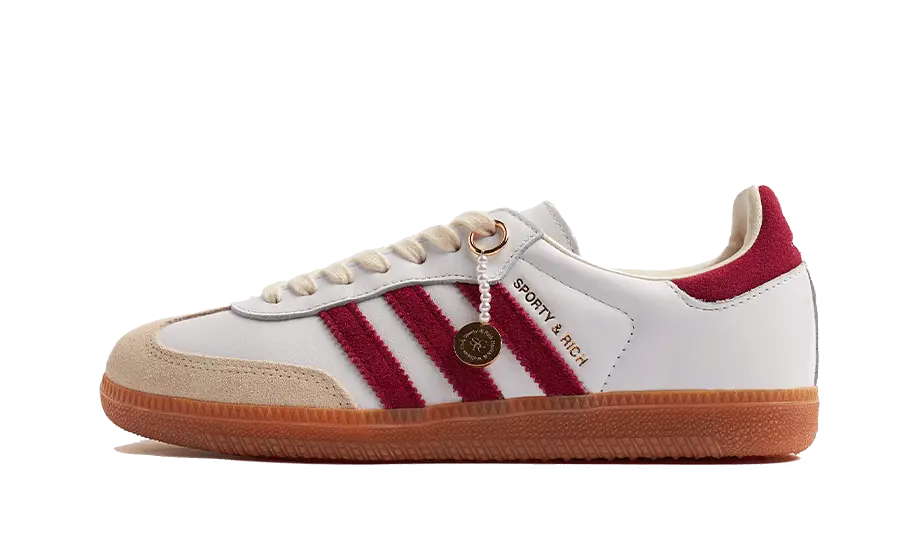 Adidas Samba OG Sporty & Rich White Core Burgundy Adidas
