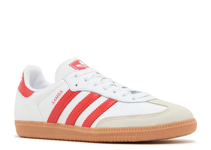 Adidas Samba OG White Solar Red Gum Adidas