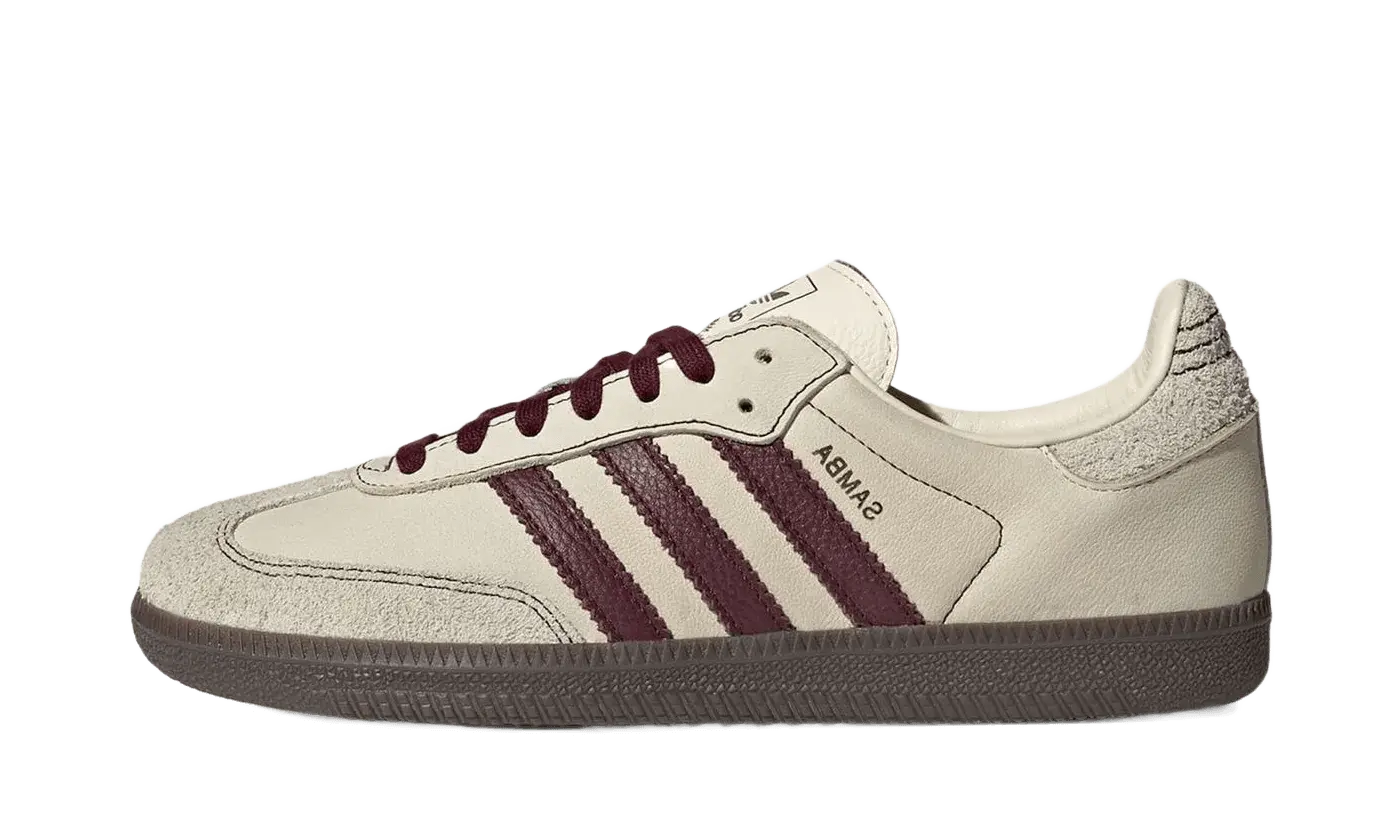 Adidas Samba OG Wonder White Maroon VOSneakers