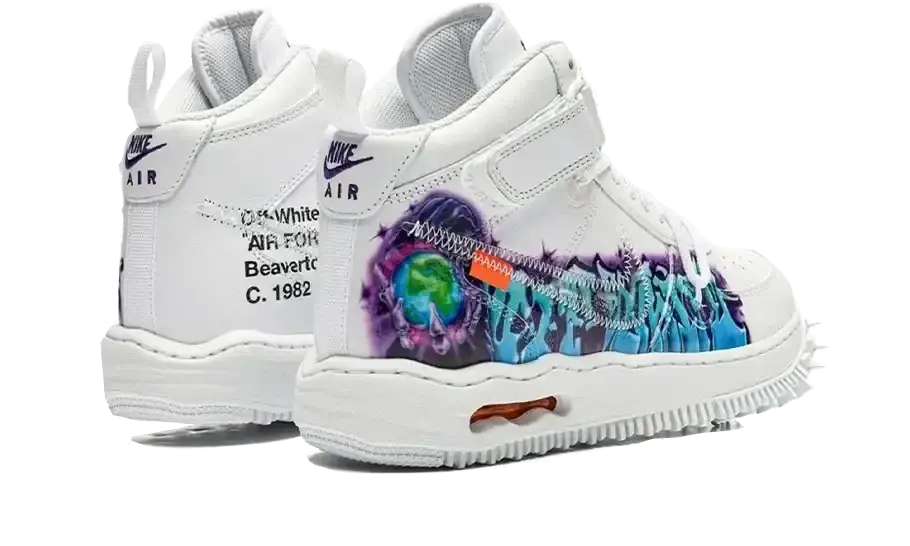 Air Force 1 Mid SP Off-White Graffiti VOSneakers