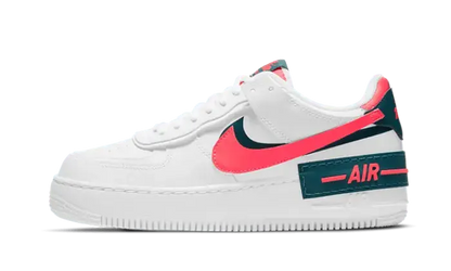 Air Force 1 Shadow White Dark Teal Solar Red VOSneakers
