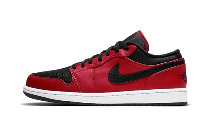 Air Jordan 1 Low Reverse Bred Pebbled Swoosh Air Jordan