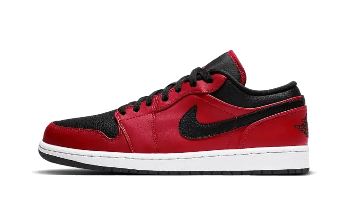 Air Jordan 1 Low Reverse Bred Pebbled Swoosh Air Jordan