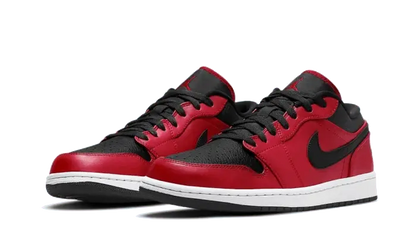 Air Jordan 1 Low Reverse Bred Pebbled Swoosh Air Jordan