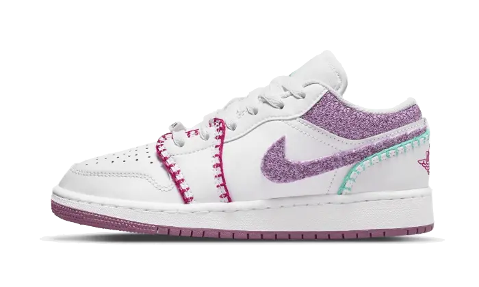 Air Jordan 1 Low White Light Bordeaux Air Jordan
