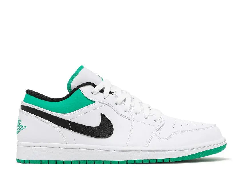Air Jordan 1 Low White Lucky Green Black Air Jordan