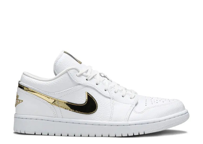 Air Jordan 1 Low White Metallic Gold Air Jordan