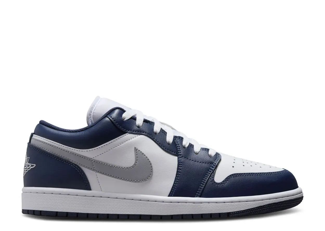 Air Jordan 1 Low Wolf Grey Midnight Navy Air Jordan