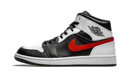 Air Jordan 1 Mid Black Chile Red White Air Jordan