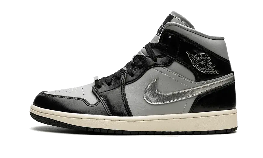 Air Jordan 1 Mid Black Chrome VOSneakers