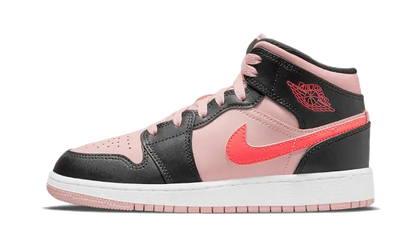 Air Jordan 1 Mid Black Pink Crimson Air Jordan