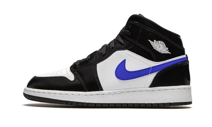 Air Jordan 1 Mid Black Racer Blue White Air Jordan