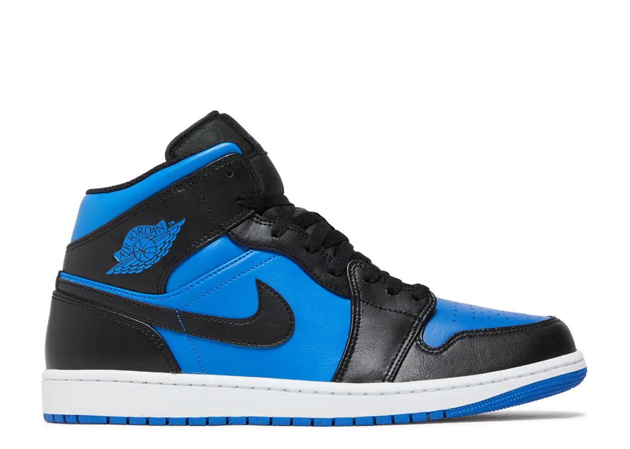 Air Jordan 1 Mid Black Royal Blue Air Jordan