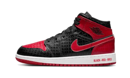 Air Jordan 1 Mid Bred Text Air Jordan
