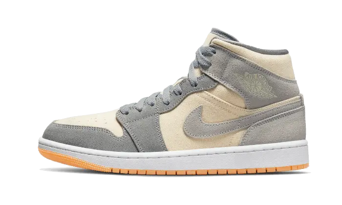 Air Jordan 1 Mid Coconut Milk Particle Grey VOSneakers