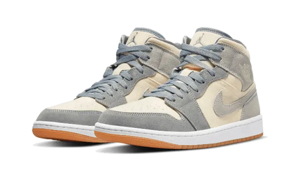 Air Jordan 1 Mid Coconut Milk Particle Grey VOSneakers