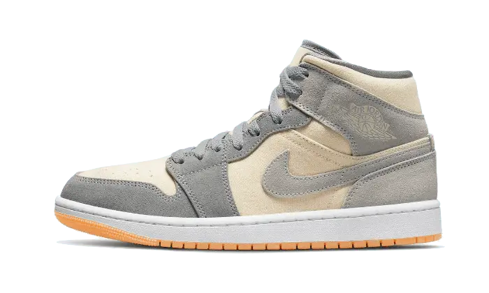 Air Jordan 1 Mid Coconut Milk Particle Grey Air Jordan