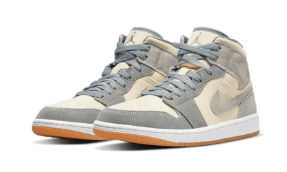 Air Jordan 1 Mid Coconut Milk Particle Grey Air Jordan