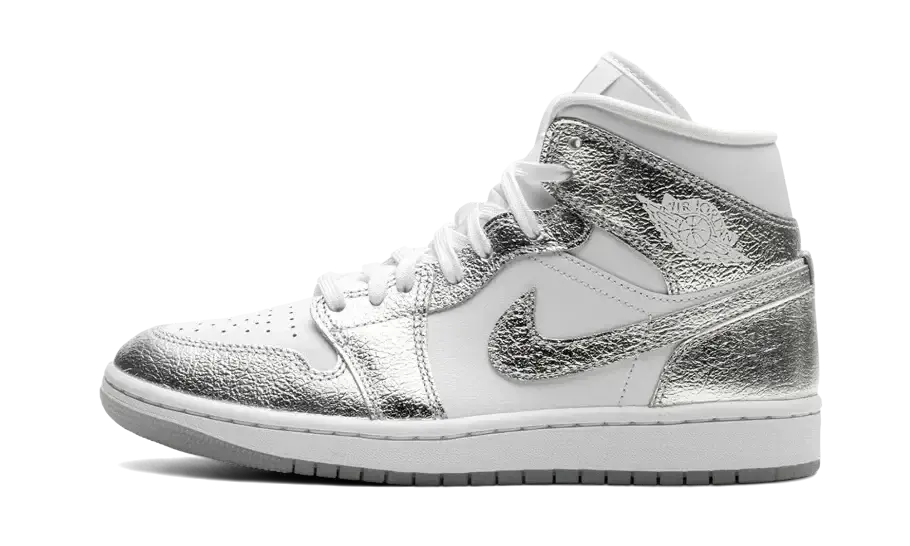 Air Jordan 1 Mid Crinkled Chrome VOSneakers