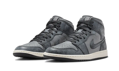 Air Jordan 1 Mid Distressed Smoke Grey Air Jordan