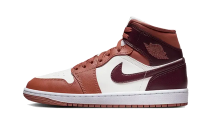 Air Jordan 1 Mid Dusty Peach Night Maroon Air Jordan