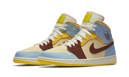Air Jordan 1 Mid Fearless Maison Chateau Rouge Air Jordan