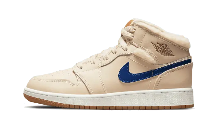 Air Jordan 1 Mid Fleece Pearl White Air Jordan