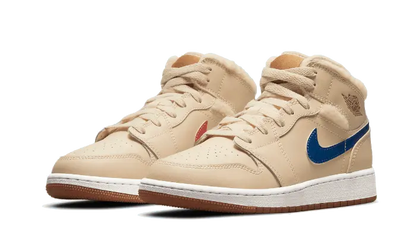 Air Jordan 1 Mid Fleece Pearl White Air Jordan
