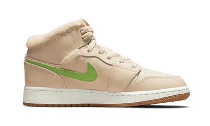 Air Jordan 1 Mid Fleece Pearl White Air Jordan