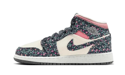 Air Jordan 1 Mid Floral Canvas VOSneakers