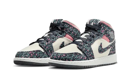 Air Jordan 1 Mid Floral Canvas VOSneakers