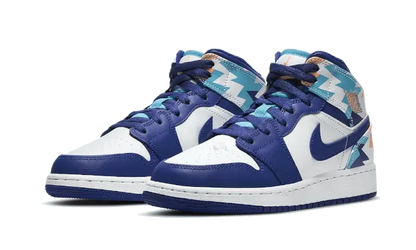 Air Jordan 1 Mid Geometric Print Air Jordan
