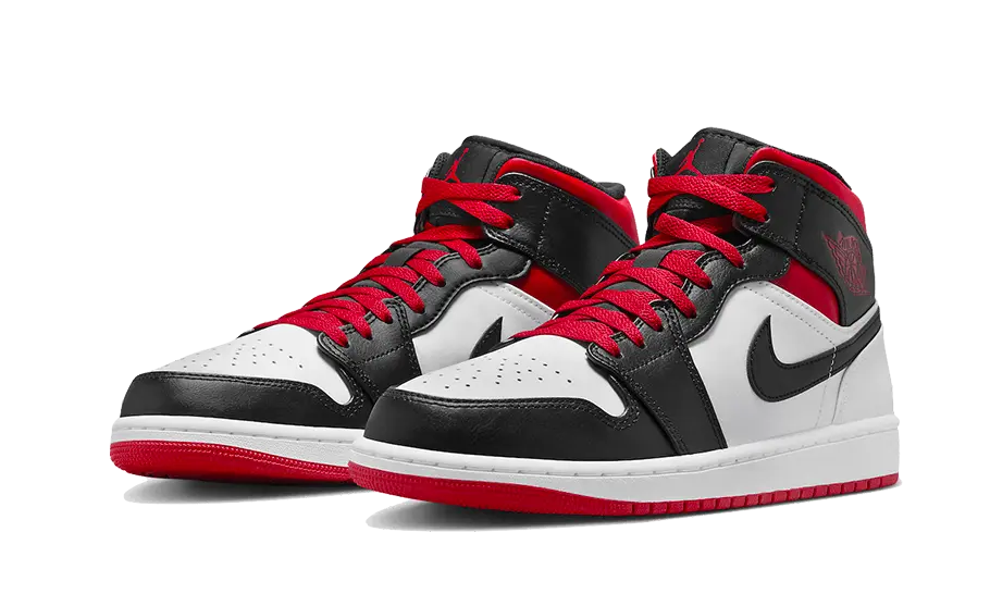 Air Jordan 1 Mid Gym Red Black Toe Air Jordan