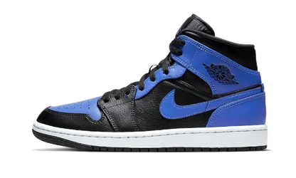 Air Jordan 1 Mid Hyper Royal Tumbled Leather VOSneakers