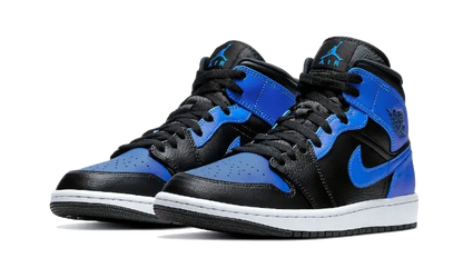 Air Jordan 1 Mid Hyper Royal Tumbled Leather VOSneakers
