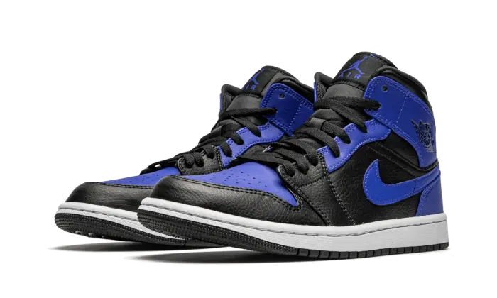 Air Jordan 1 Mid Hyper Royal Tumbled Leather Air Jordan