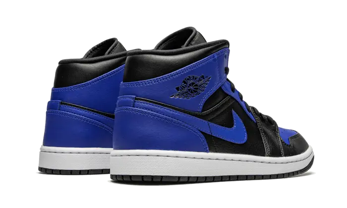 Air Jordan 1 Mid Hyper Royal Tumbled Leather Air Jordan