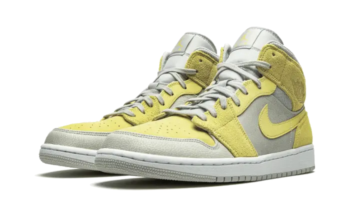 Air Jordan 1 Mid Mixed Textures Yellow Air Jordan