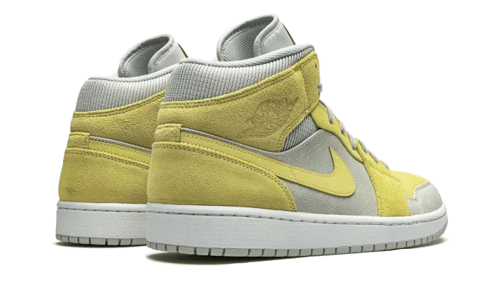 Air Jordan 1 Mid Mixed Textures Yellow Air Jordan